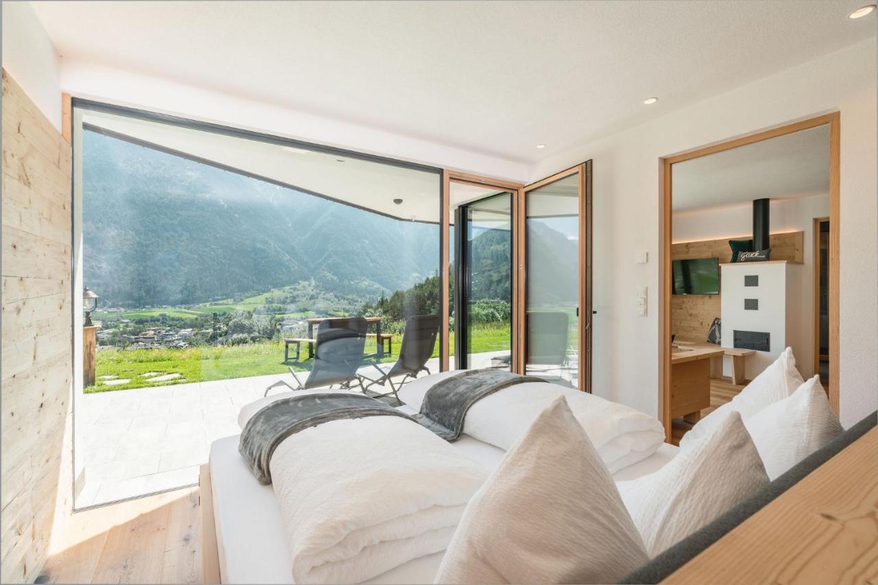 Innermoser Bauernhof - Chalets Molini di Tures Bagian luar foto