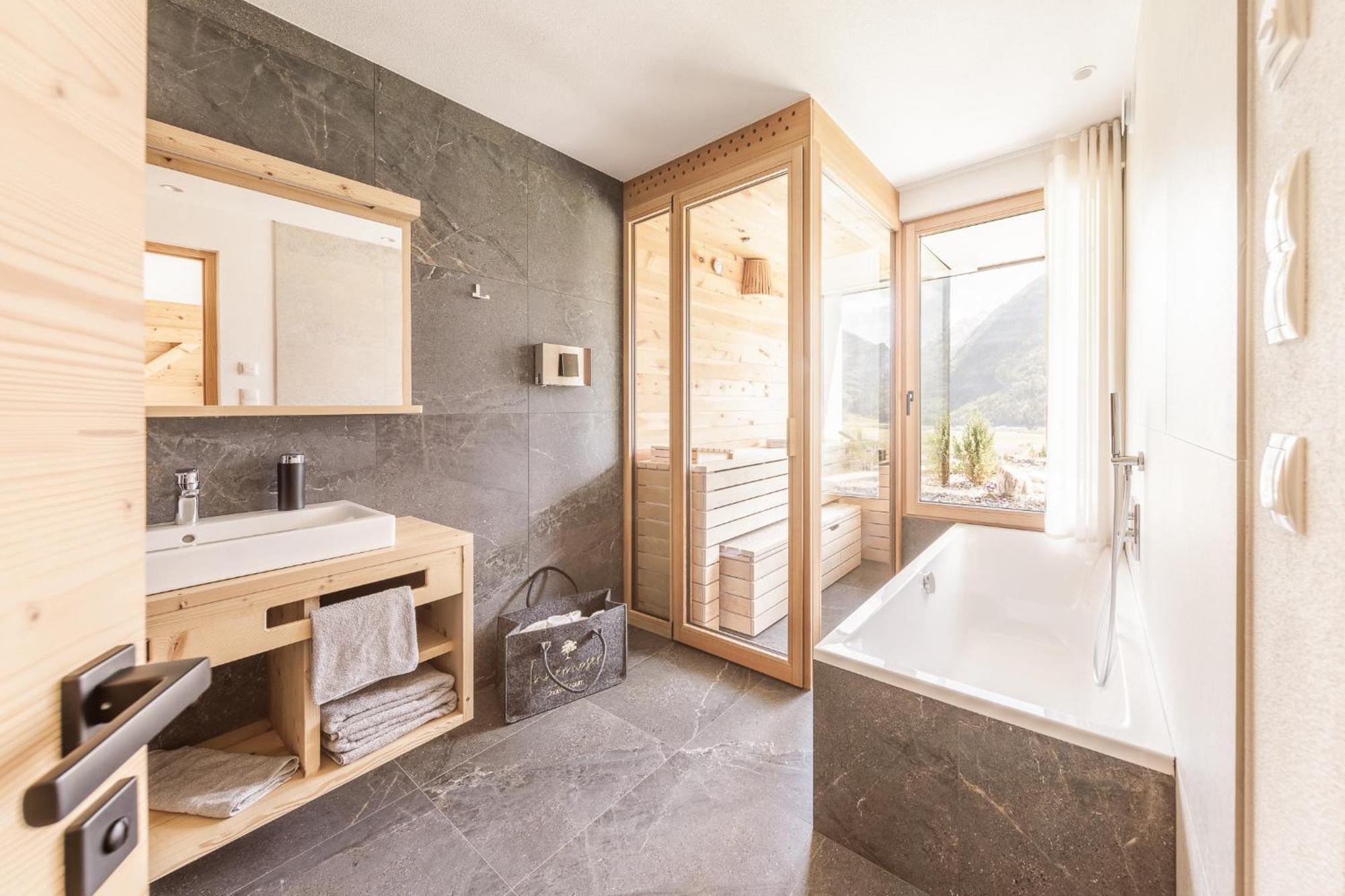 Innermoser Bauernhof - Chalets Molini di Tures Bagian luar foto