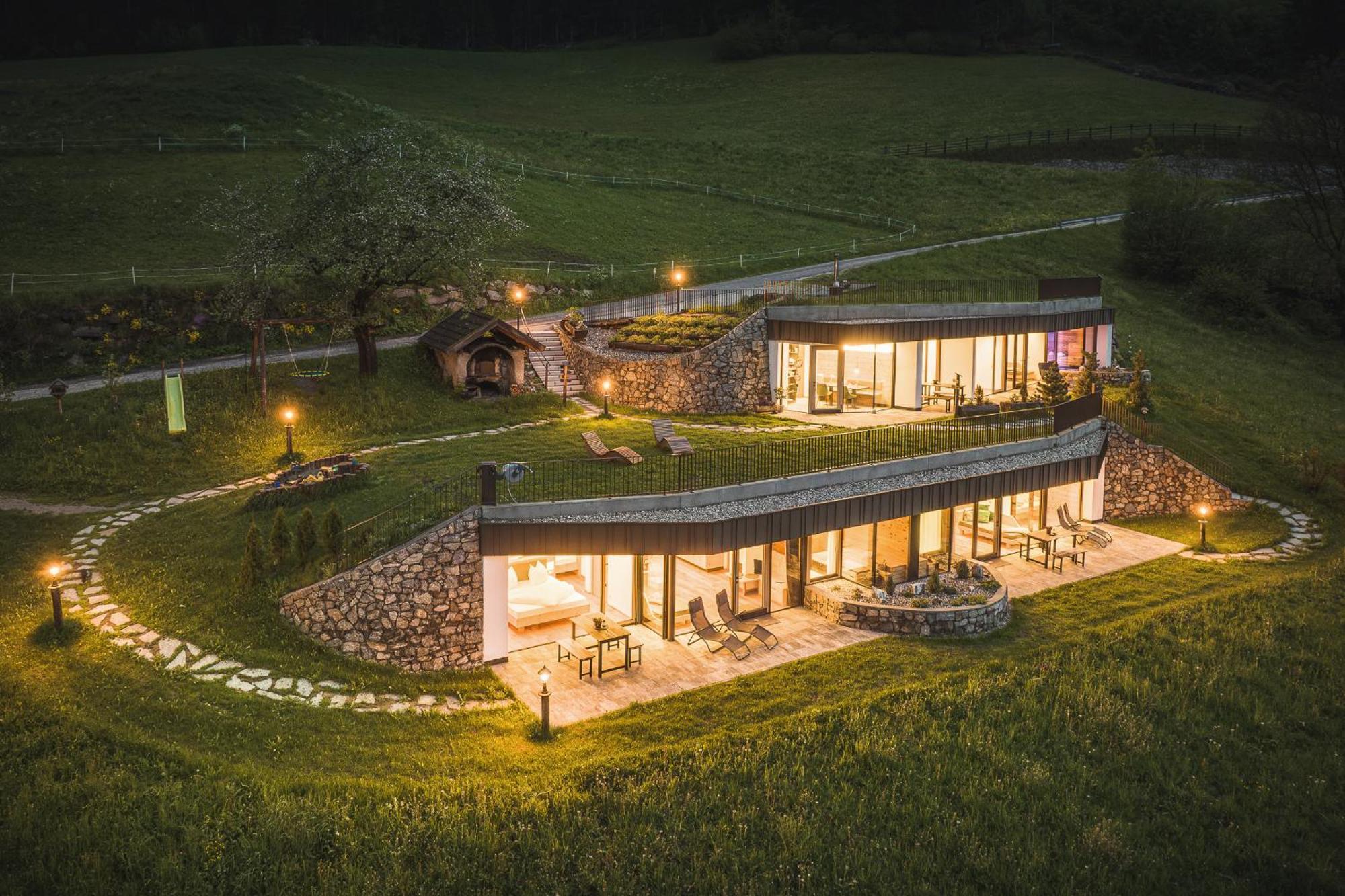 Innermoser Bauernhof - Chalets Molini di Tures Bagian luar foto
