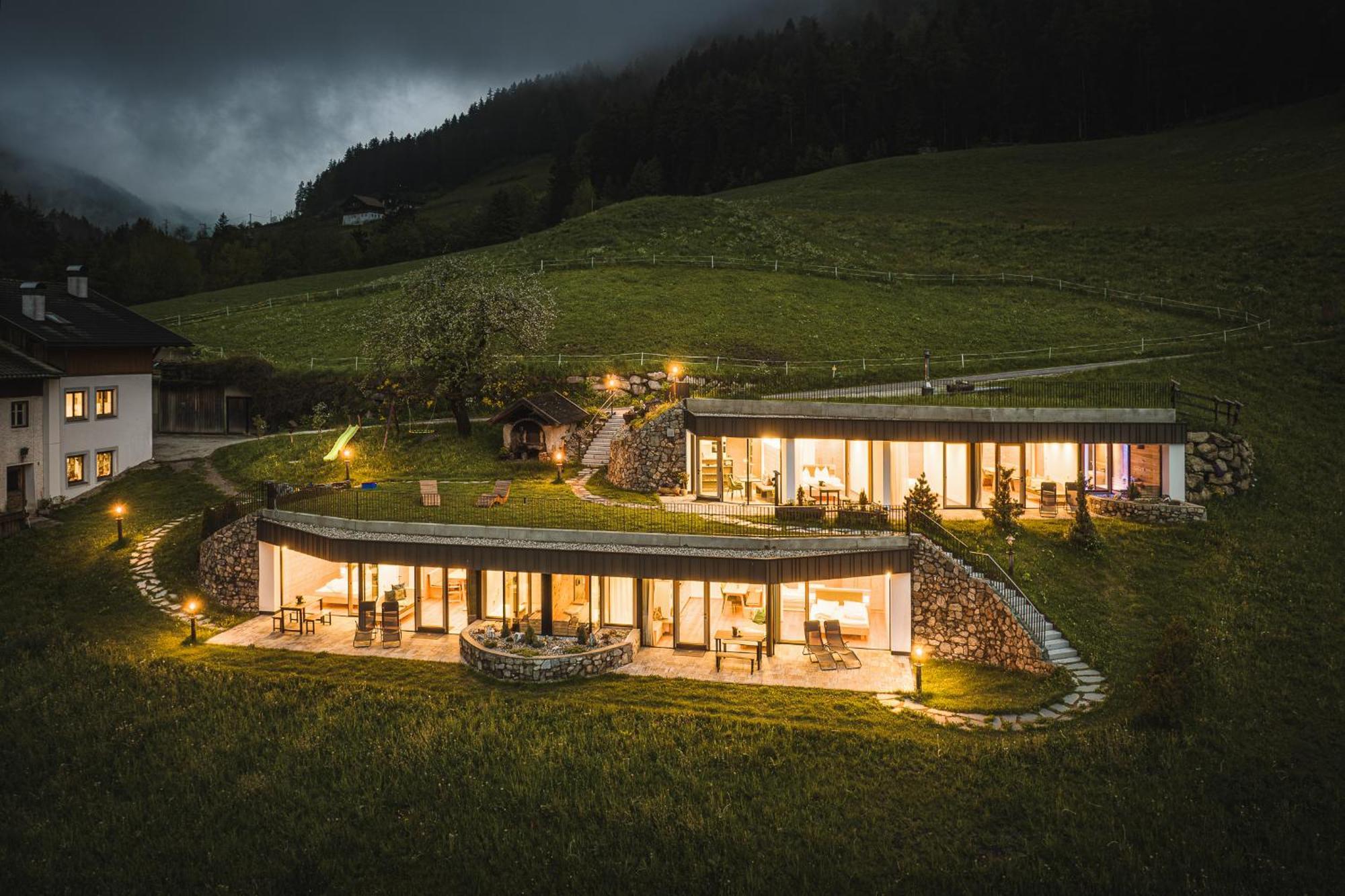 Innermoser Bauernhof - Chalets Molini di Tures Bagian luar foto