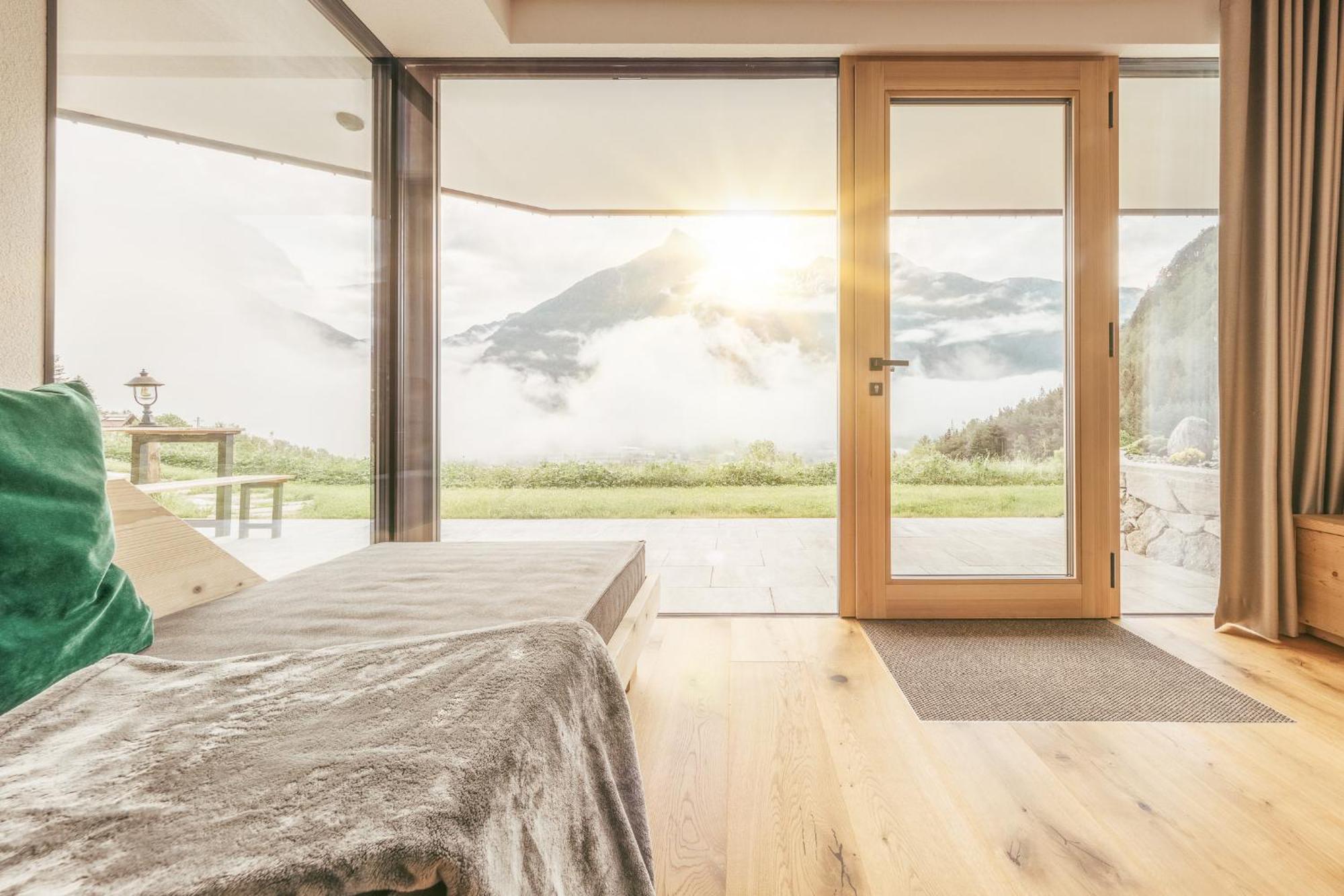 Innermoser Bauernhof - Chalets Molini di Tures Bagian luar foto
